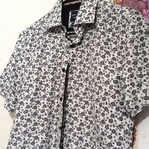 Men's button down shirt - floral